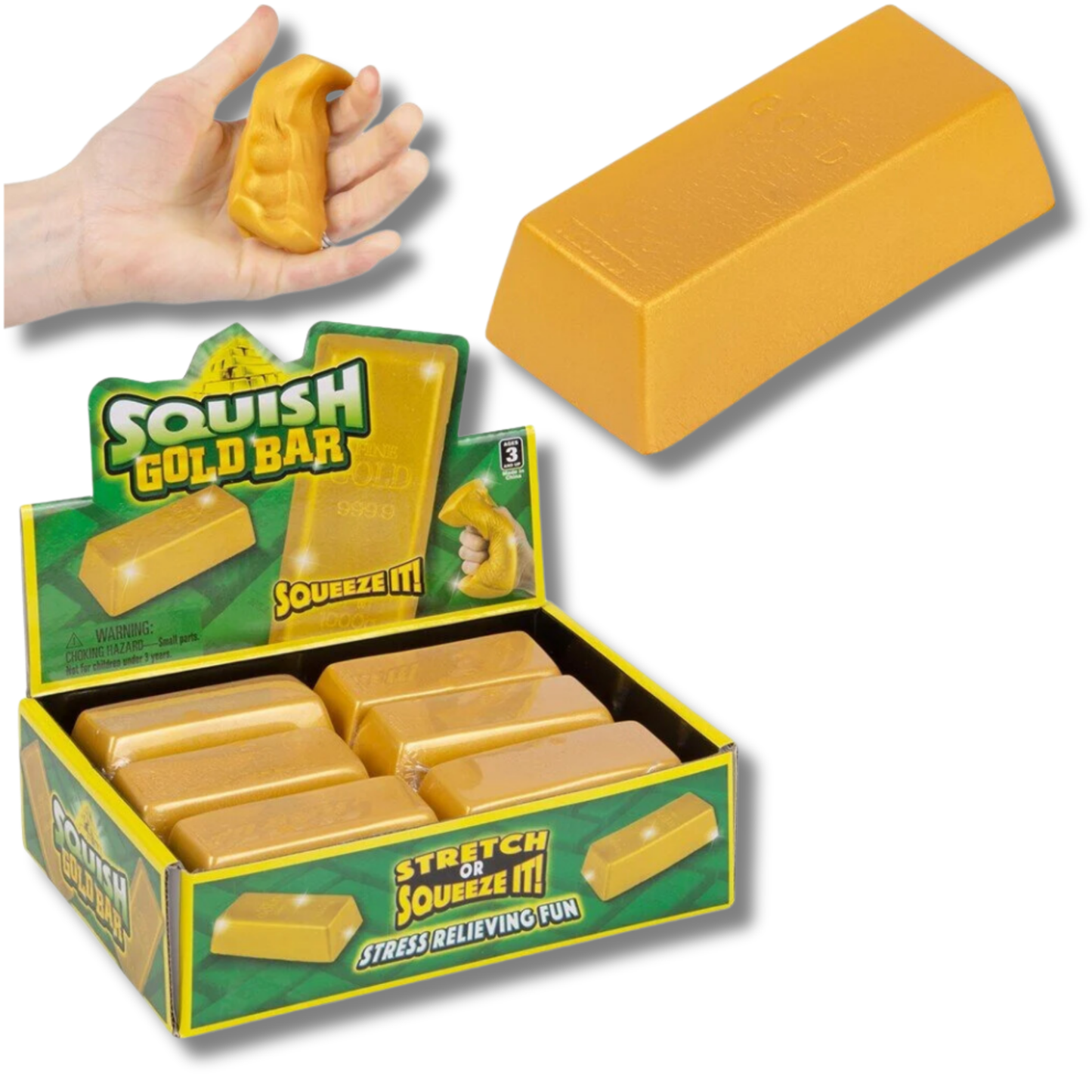 Gold Bar Squishy Toy