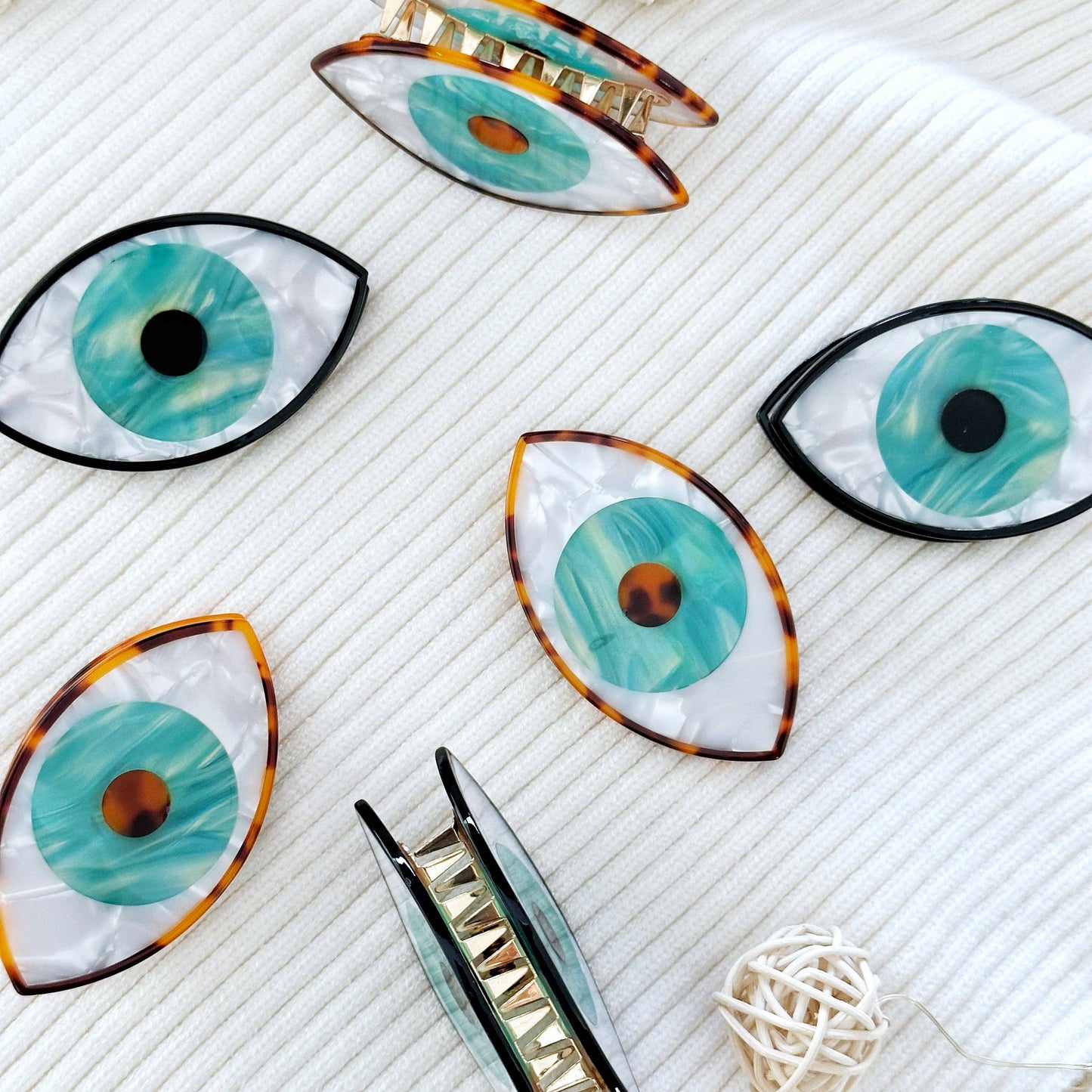 Evil Eye Hair Claw