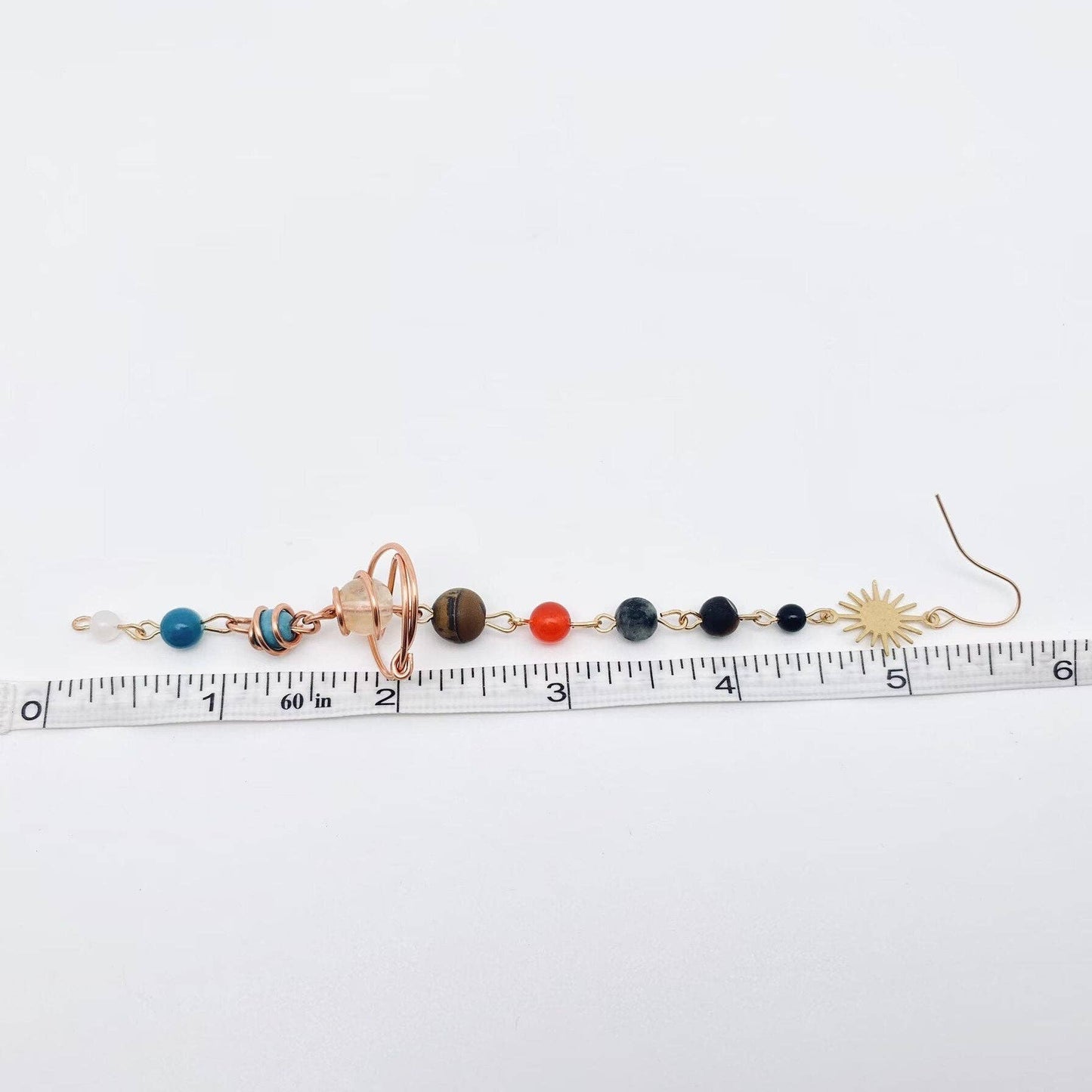 Solar System Stone Bead Earrings