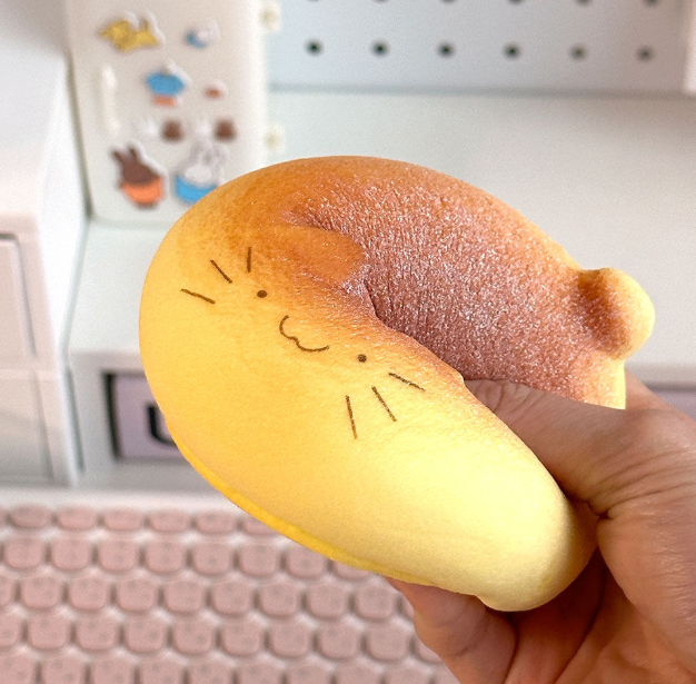 Cat Bread Squishy Toy