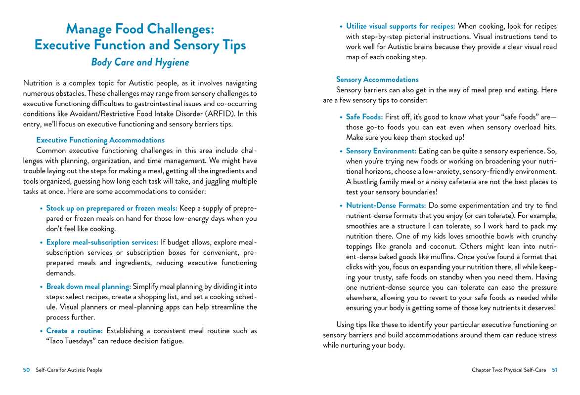 Self-Care for Autistic People