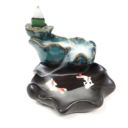 Koi Pond Backflow Incense Burner