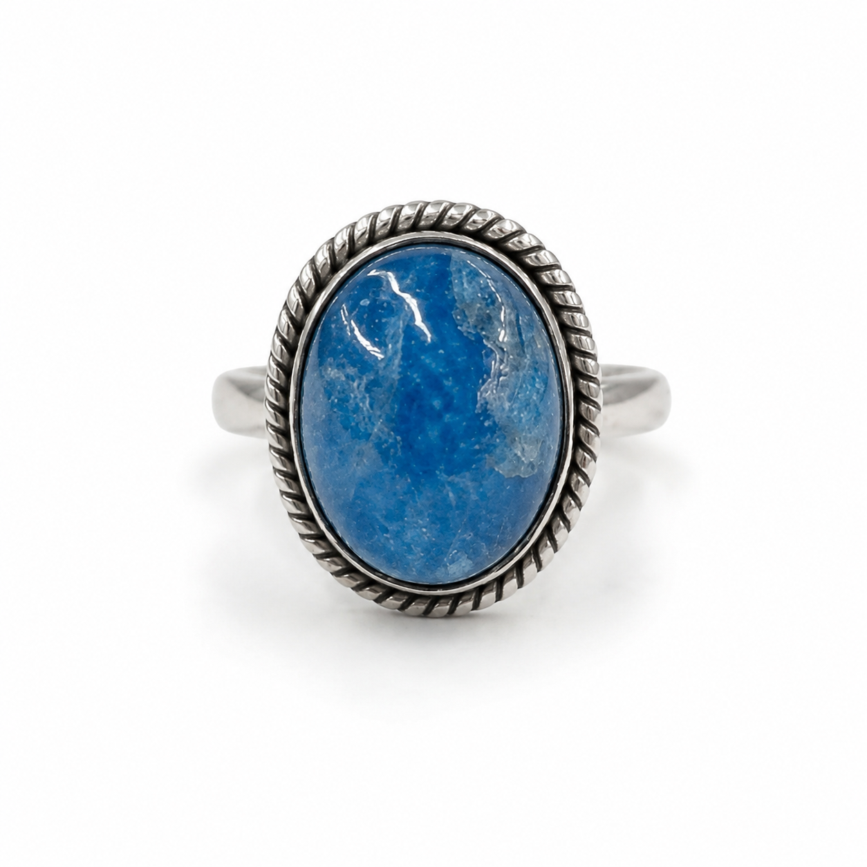 Blue Apatite Ring