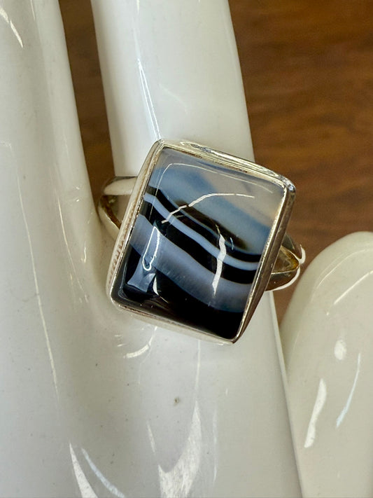 Botswana Agate Ring