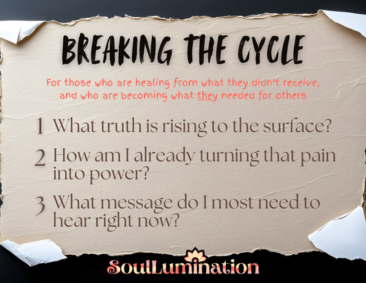 Breaking the Cycle Tarot Spread