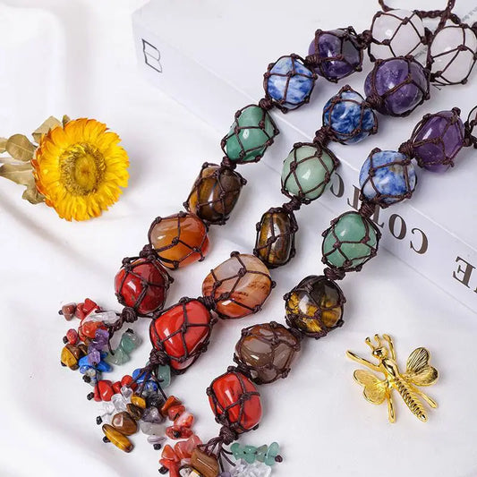 Chakra Hanging Crystals