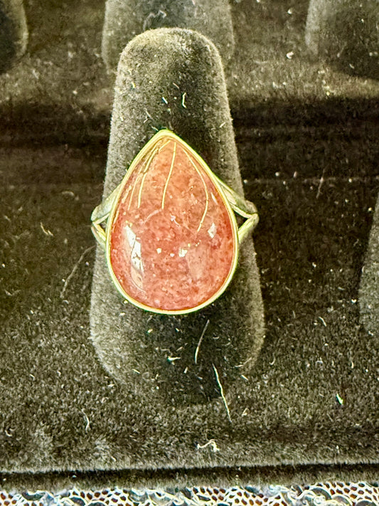 Cherry Quartz Ring