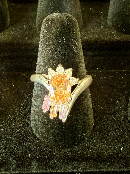 Colored Zircon Ring