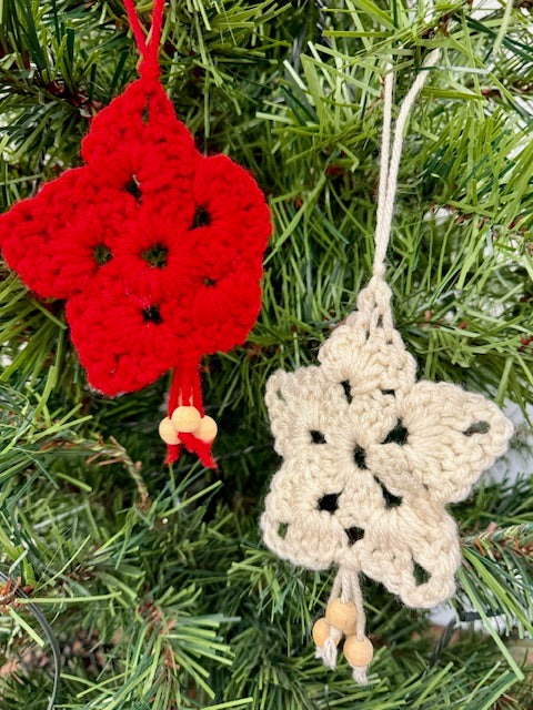 Crochet Star Ornament