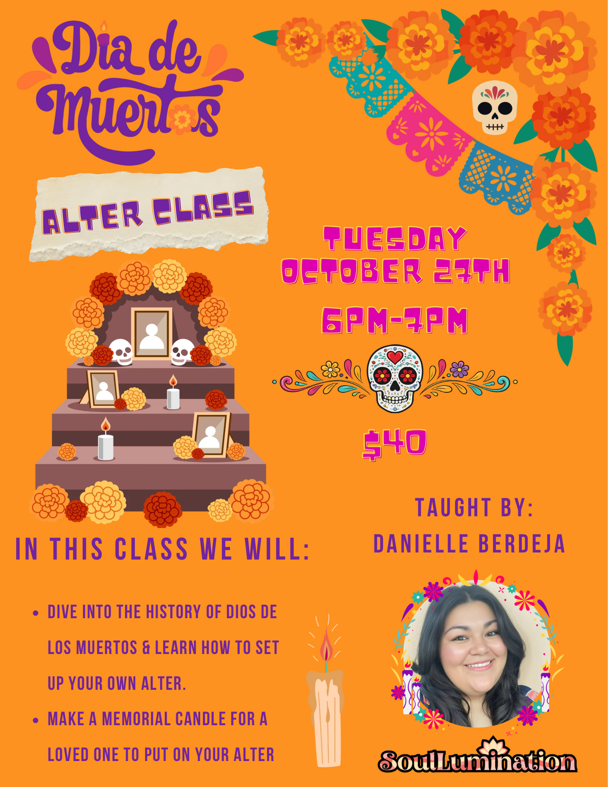 Día de los Muertos: Altar Class