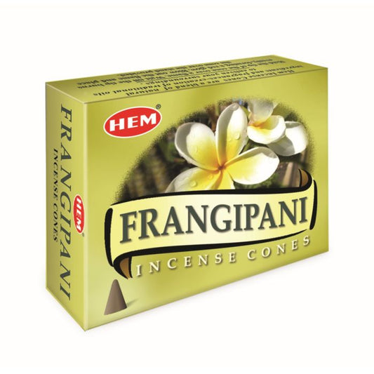 HEM Frangipani Incense Cones - 10 pack
