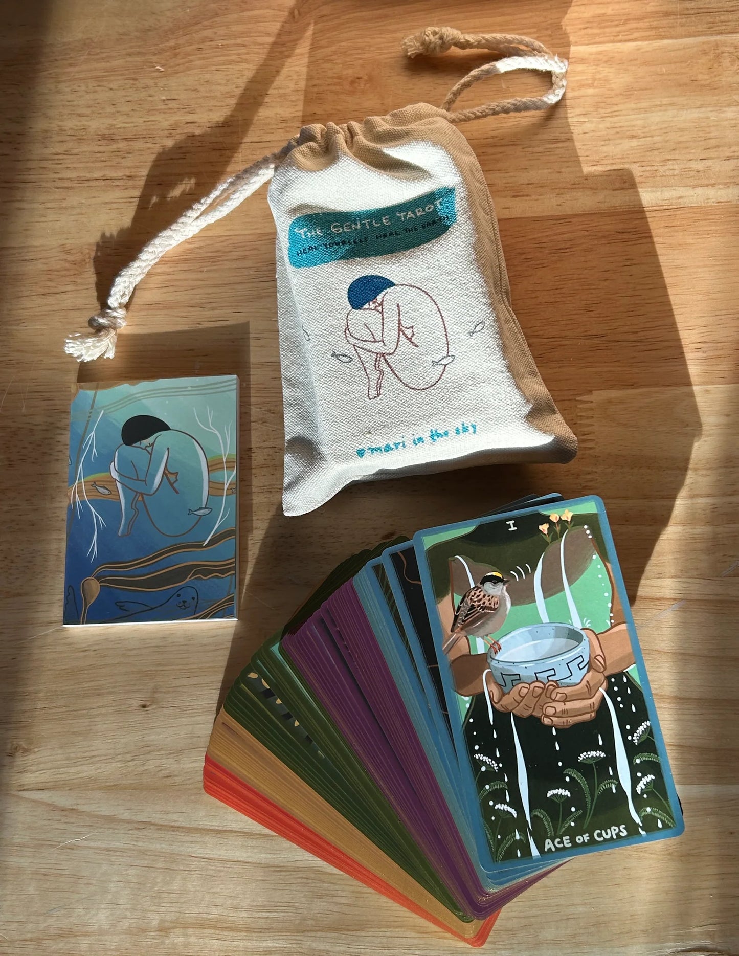 The Gentle Tarot First Edition Deck and Pouch
