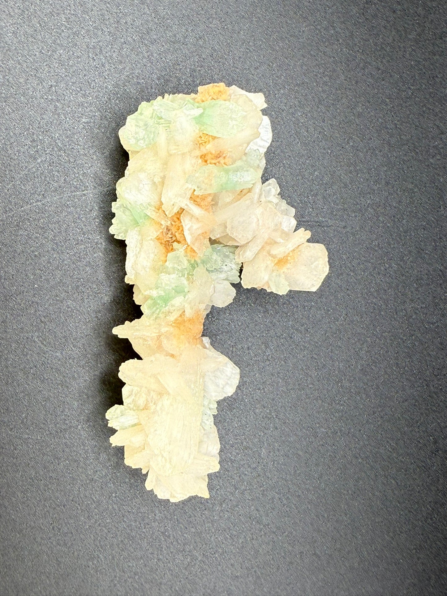 Green Apophyllite with Stilbite
