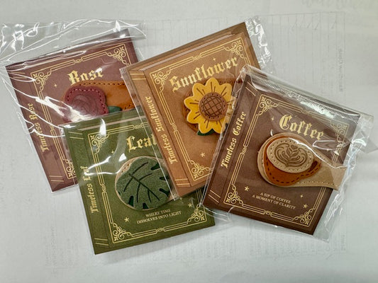 Leather Magnetic Bookmarks