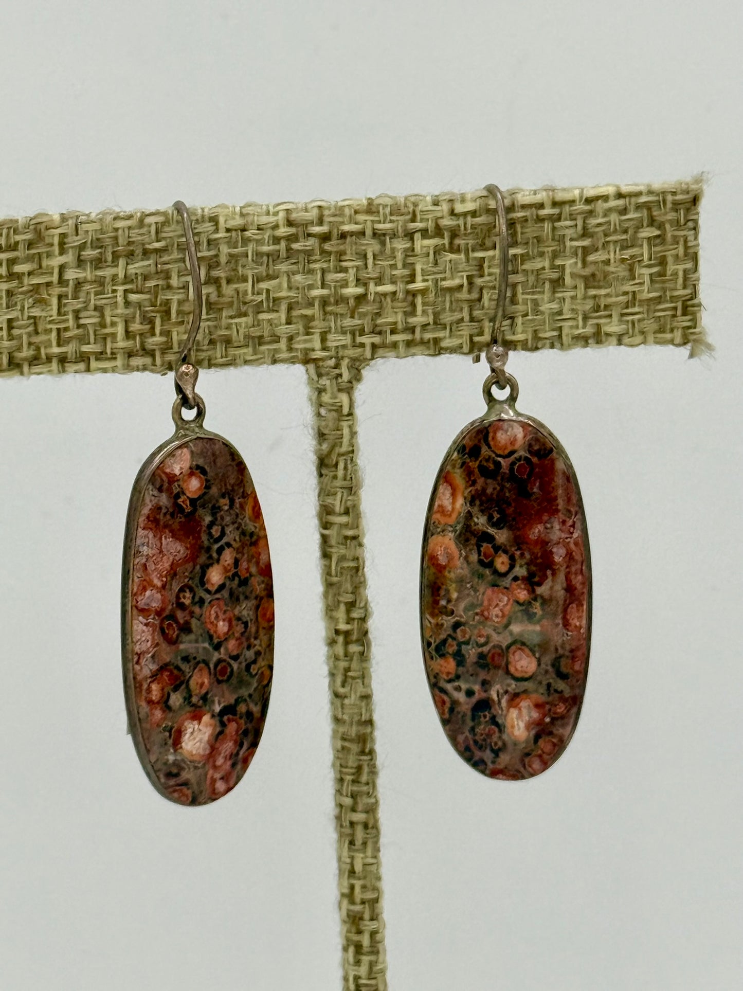 Leopardskin Jasper Earrings