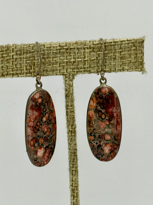 Leopardskin Jasper Earrings