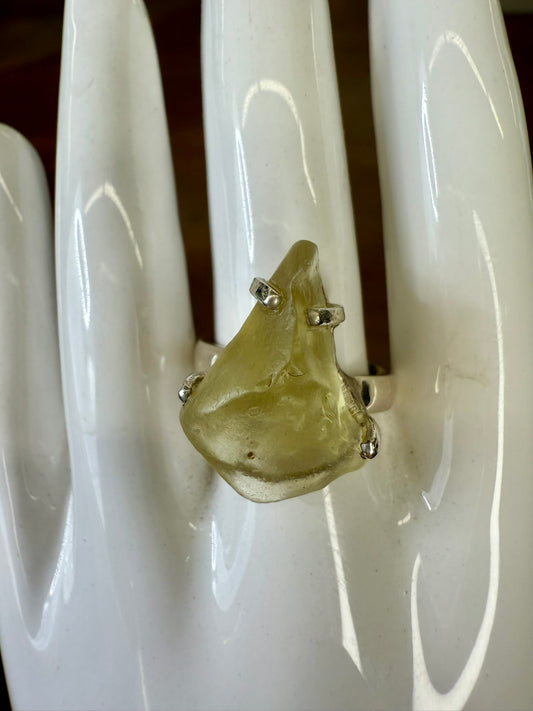 Libyan Desert Glass Ring