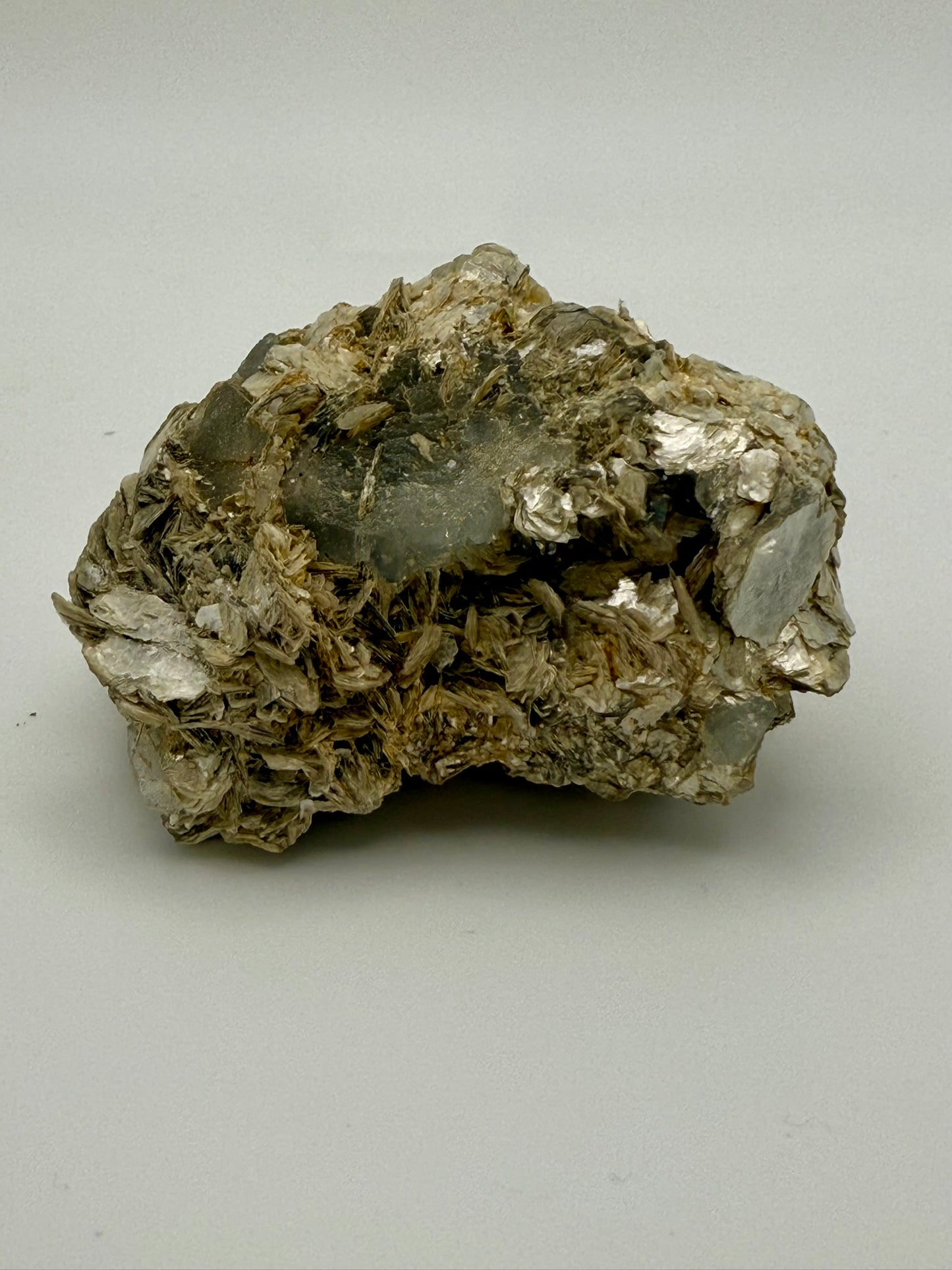 Mica and Aquamarine Cluster