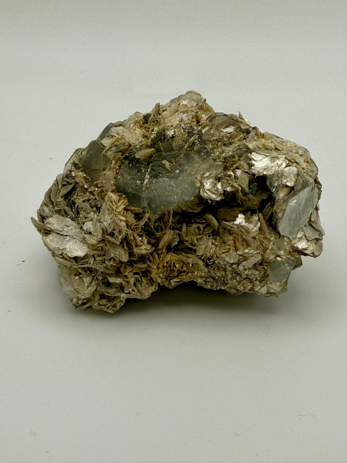 Mica and Aquamarine Cluster