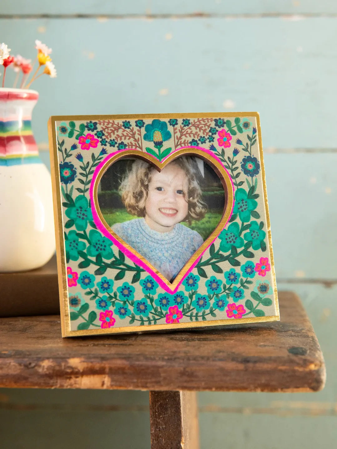 Mini Heart Wooden Picture Frame