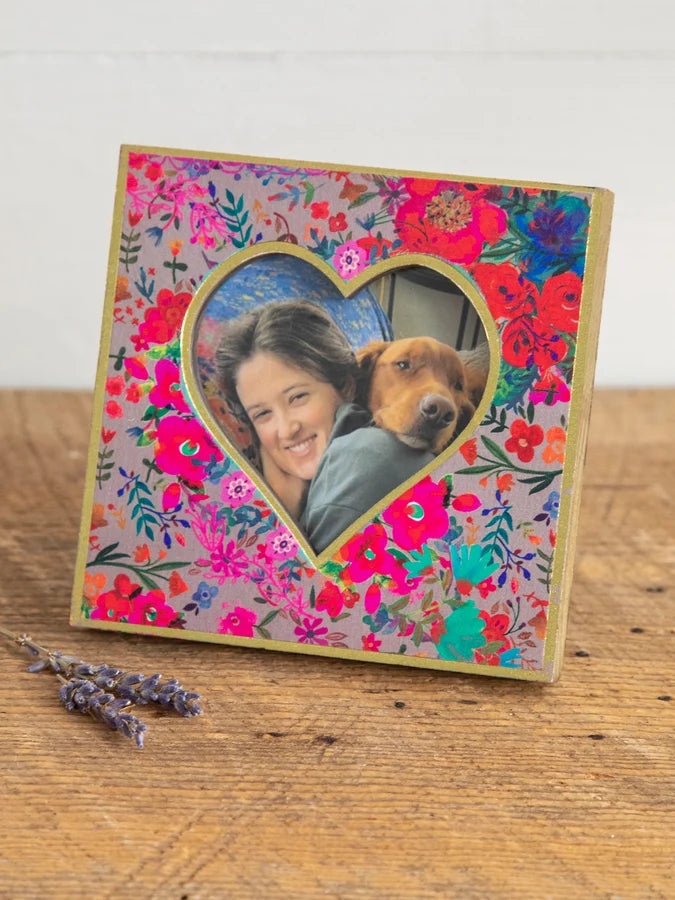 Mini Heart Wooden Picture Frame
