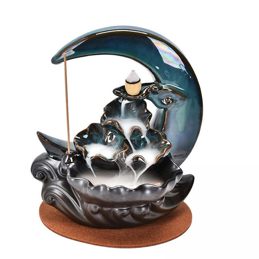 Moon Backflow Incense Burner