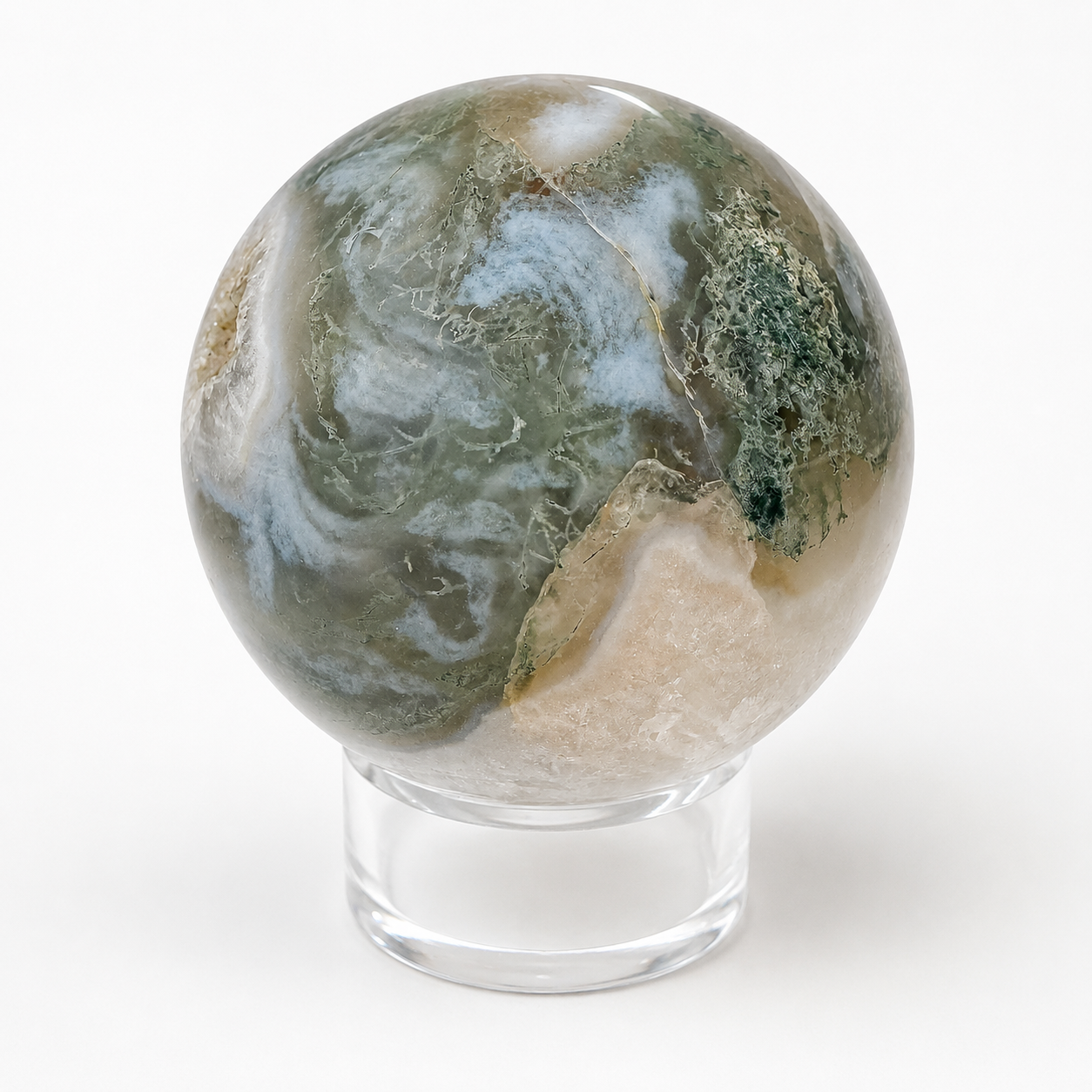 Moss Agate Sphere