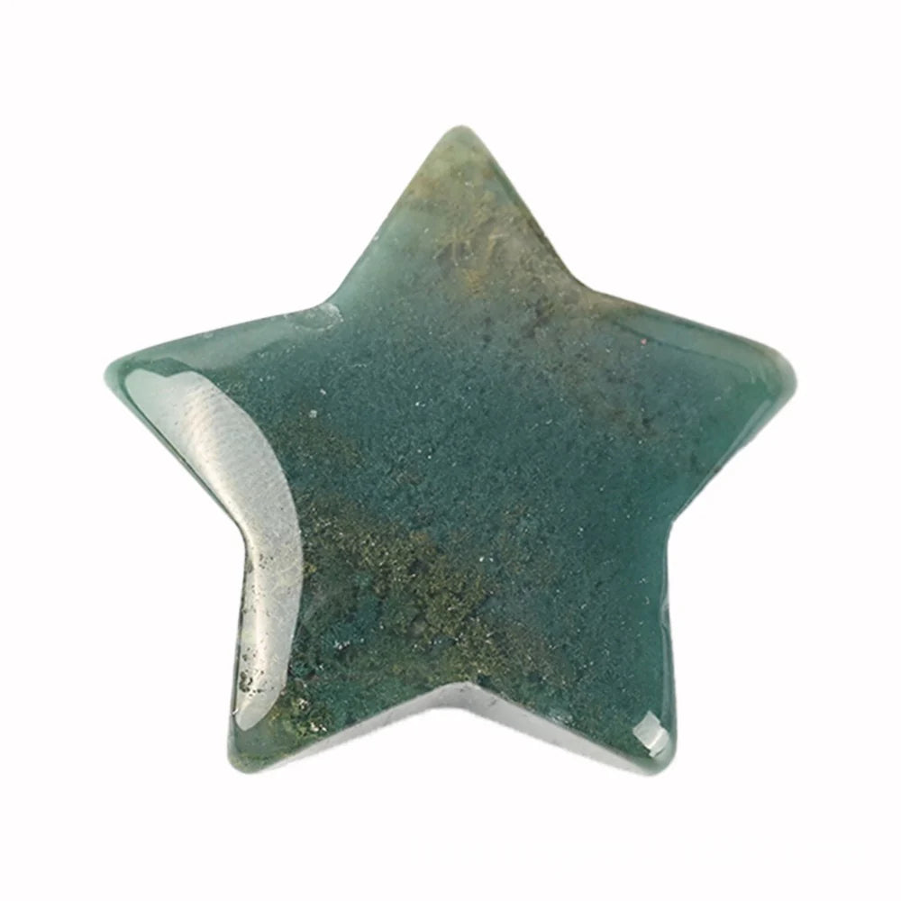 Moss Agate Star