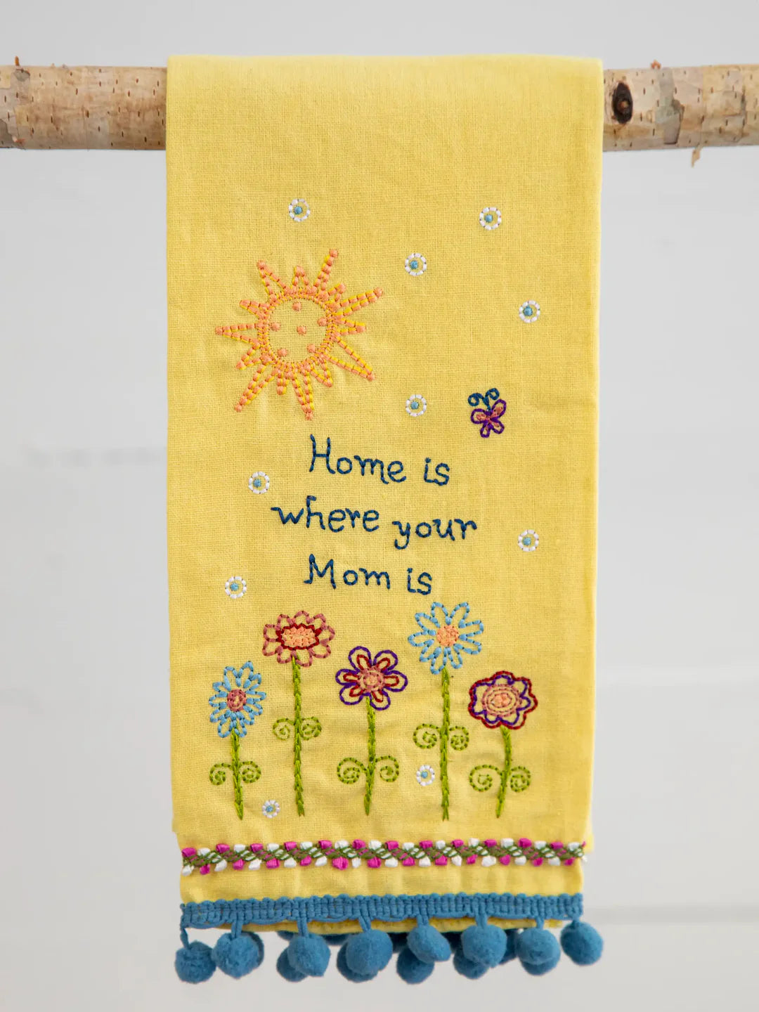 Linen Embroidered Hand Towel