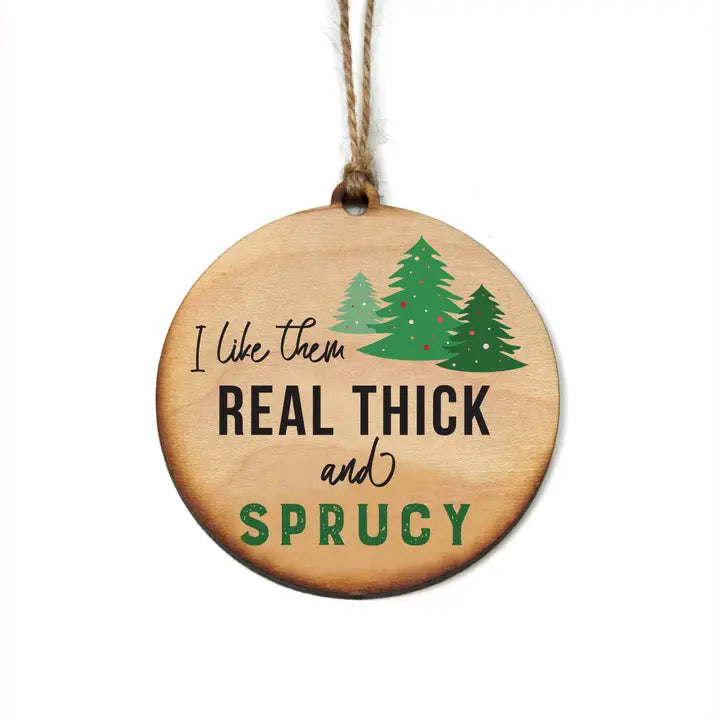 Sassy Wooden Holiday Ornaments