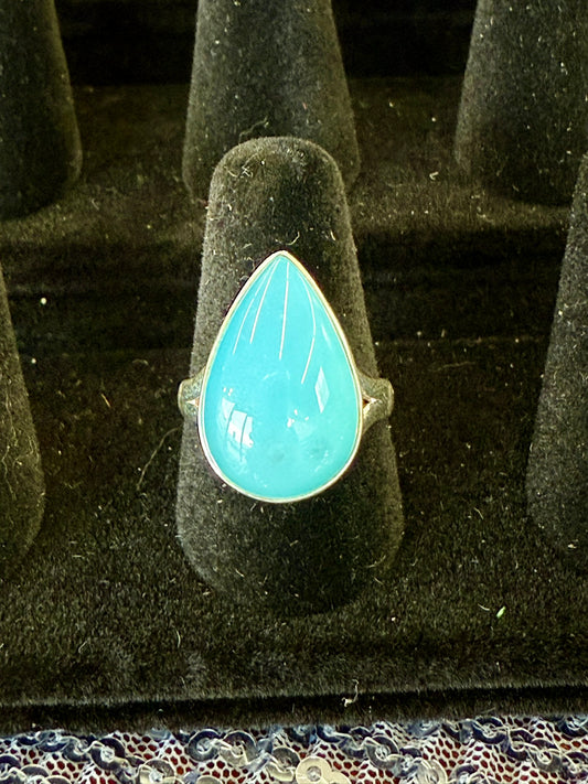Paraiba Chalcedony Ring