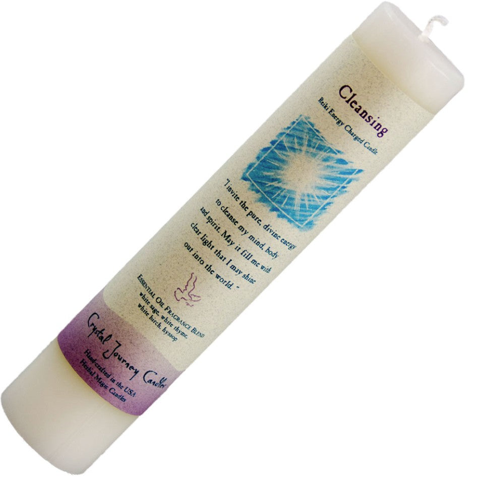 Reiki Charged Intention Pillar Candle