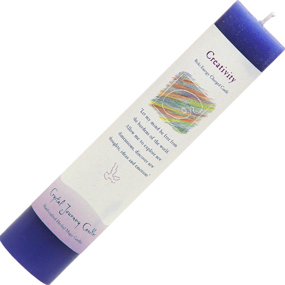 Reiki Charged Intention Pillar Candle