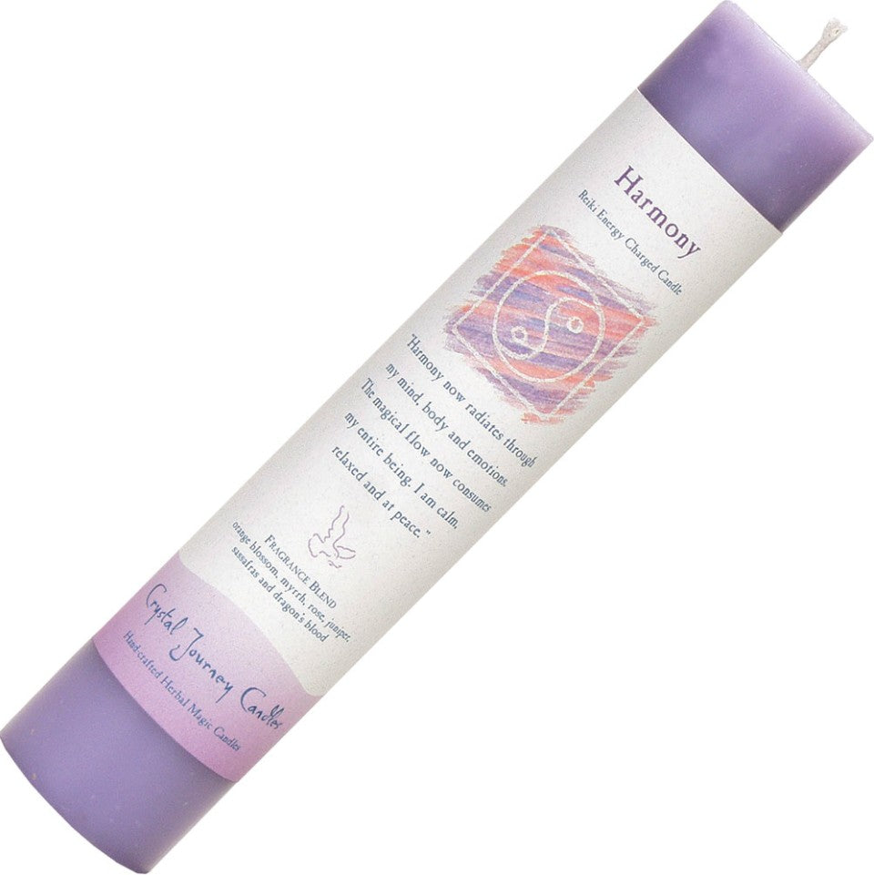 Reiki Charged Intention Pillar Candle