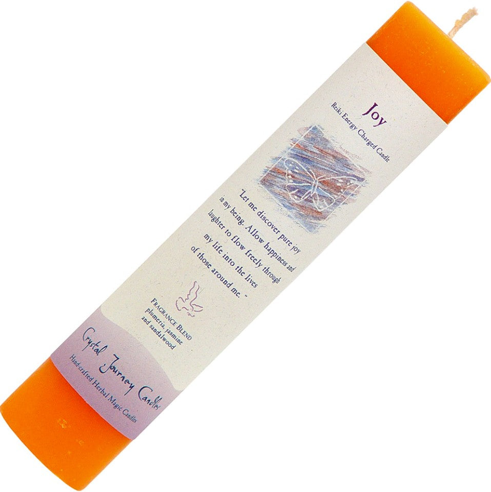 Reiki Charged Intention Pillar Candle