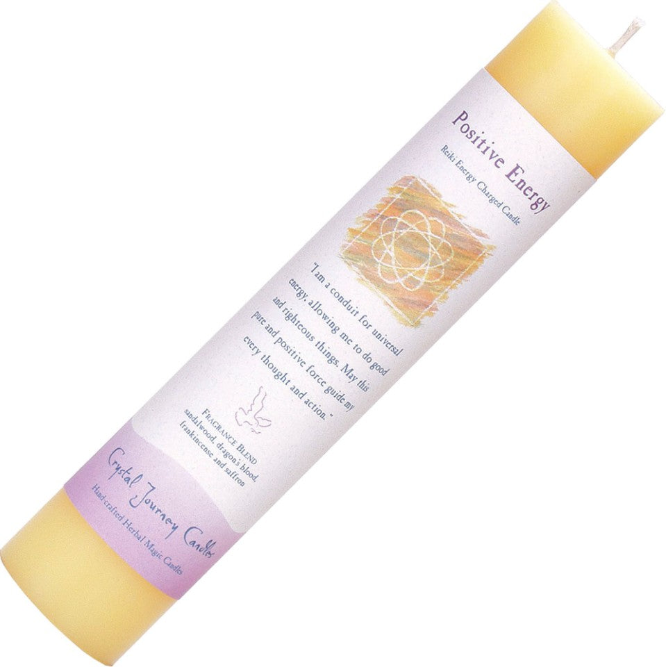 Reiki Charged Intention Pillar Candle