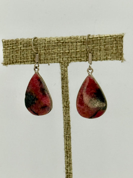 Rhodonite Earrings
