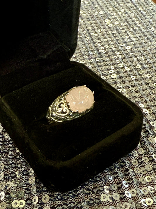 Rose Quartz Ring
