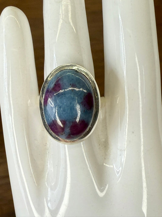 Ruby Kyanite Ring
