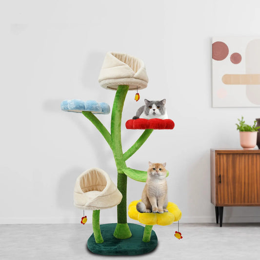 6-Level Flower Cat Tree