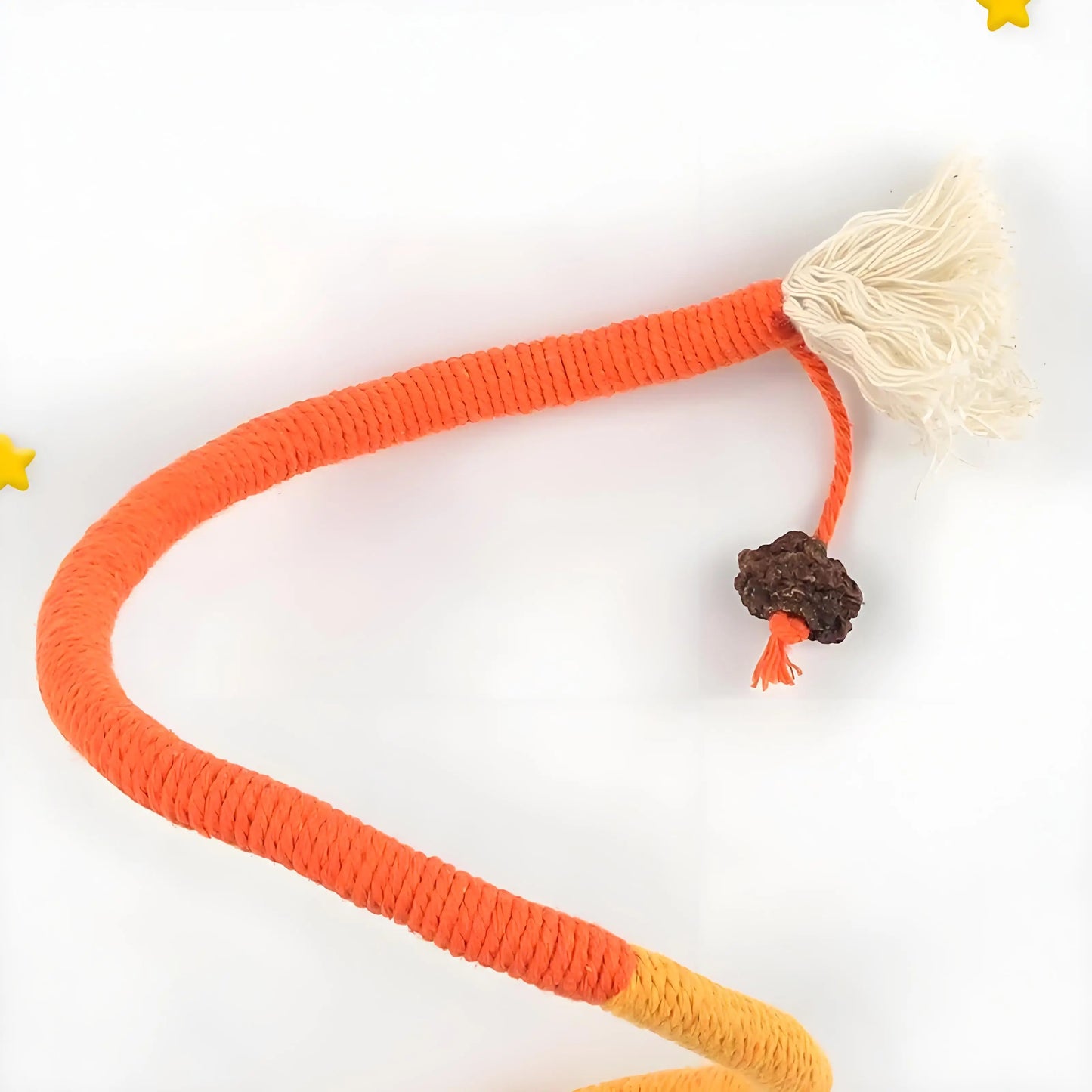 Cat Biting Rope with Wand