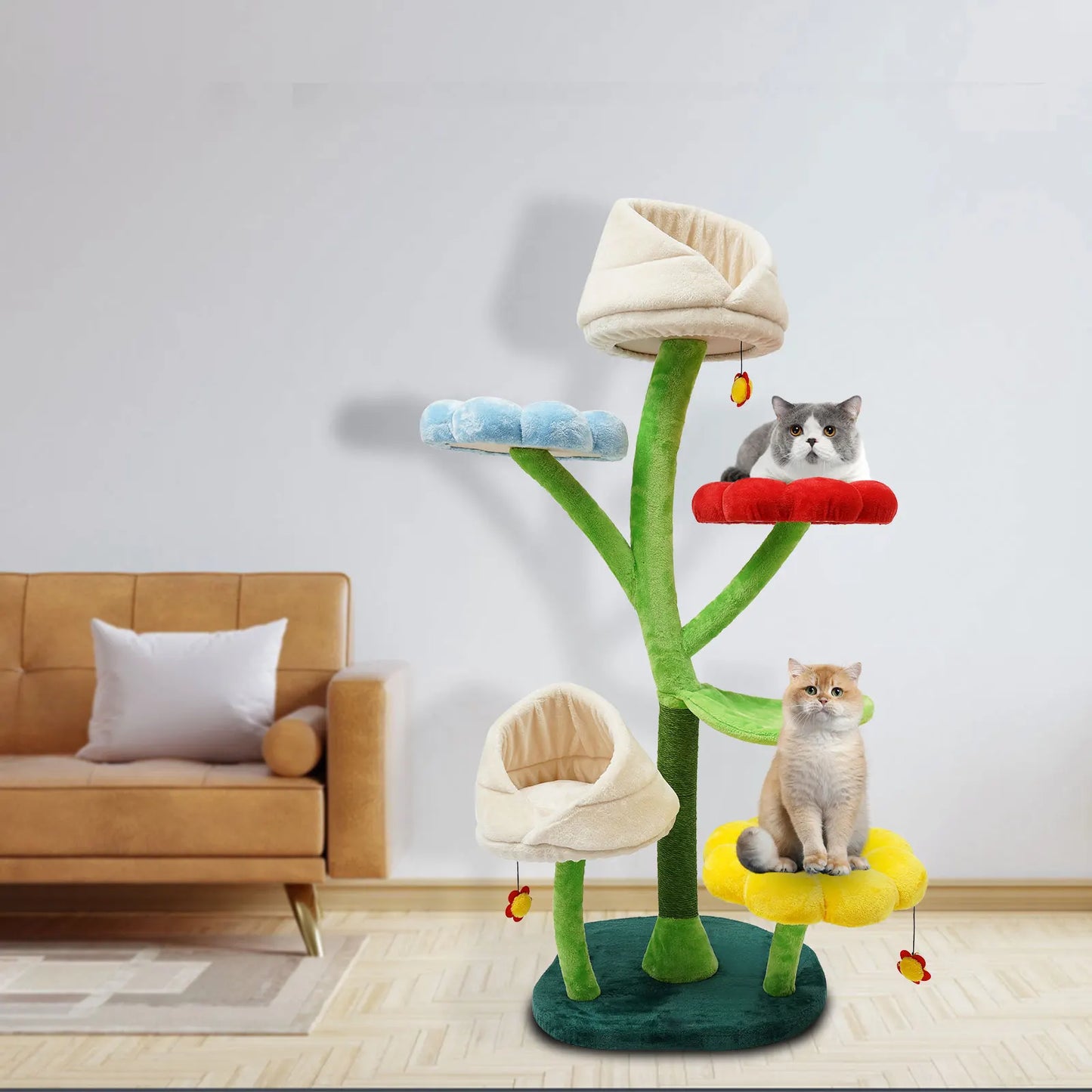 6-Level Flower Cat Tree