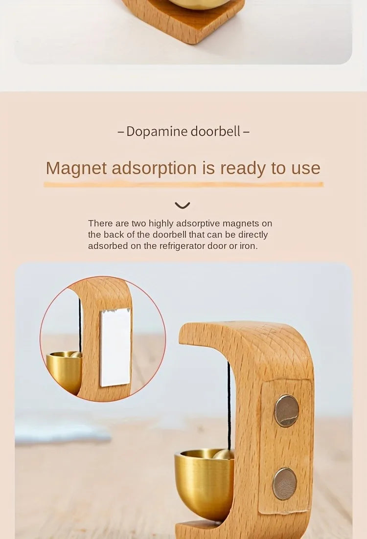 Brass Doorbell Bowl Chime Magnetic