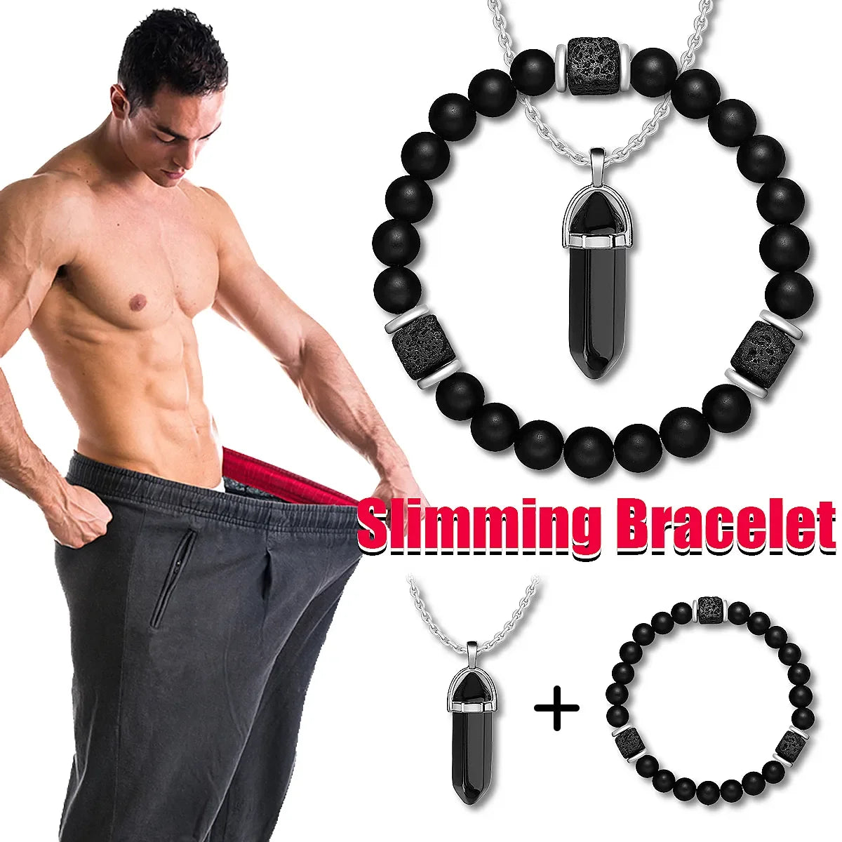 Magnetic Bracelet and Necklace Set