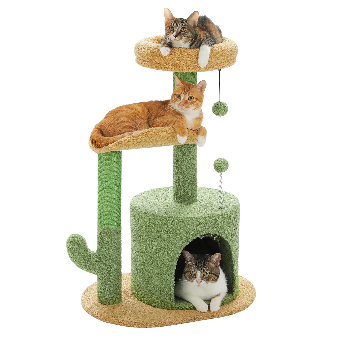Flower Cat Tree with Scratching Post
