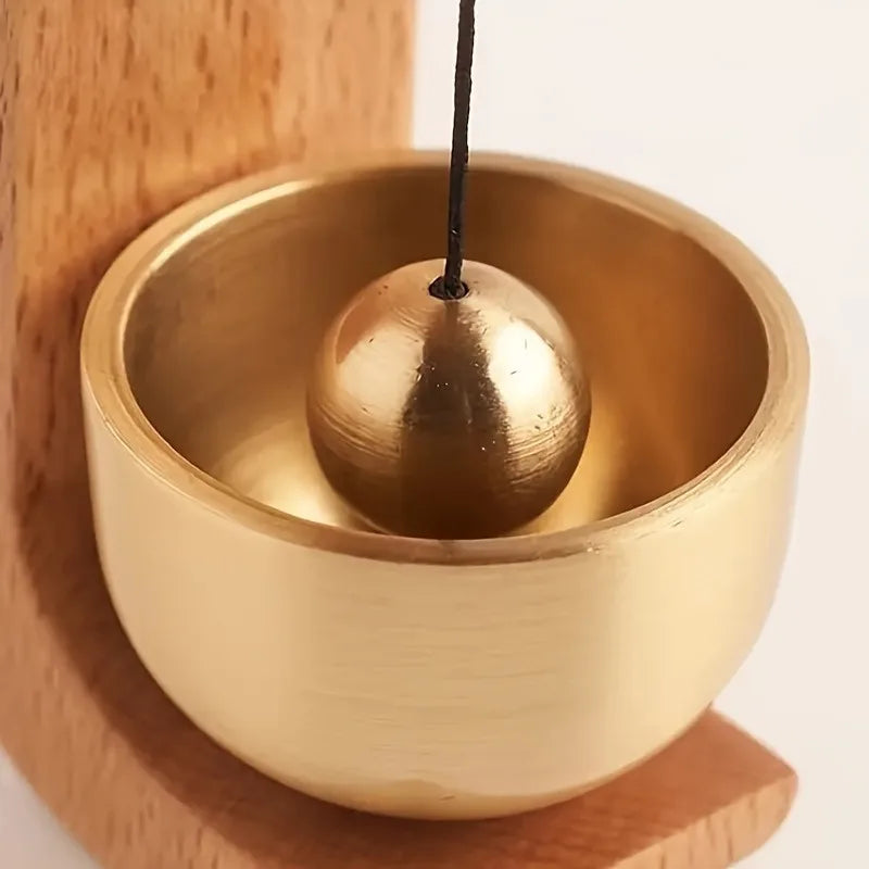 Brass Doorbell Bowl Chime Magnetic