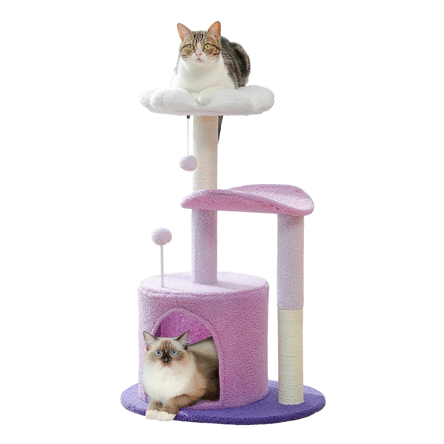 Flower Cat Tree with Scratching Post