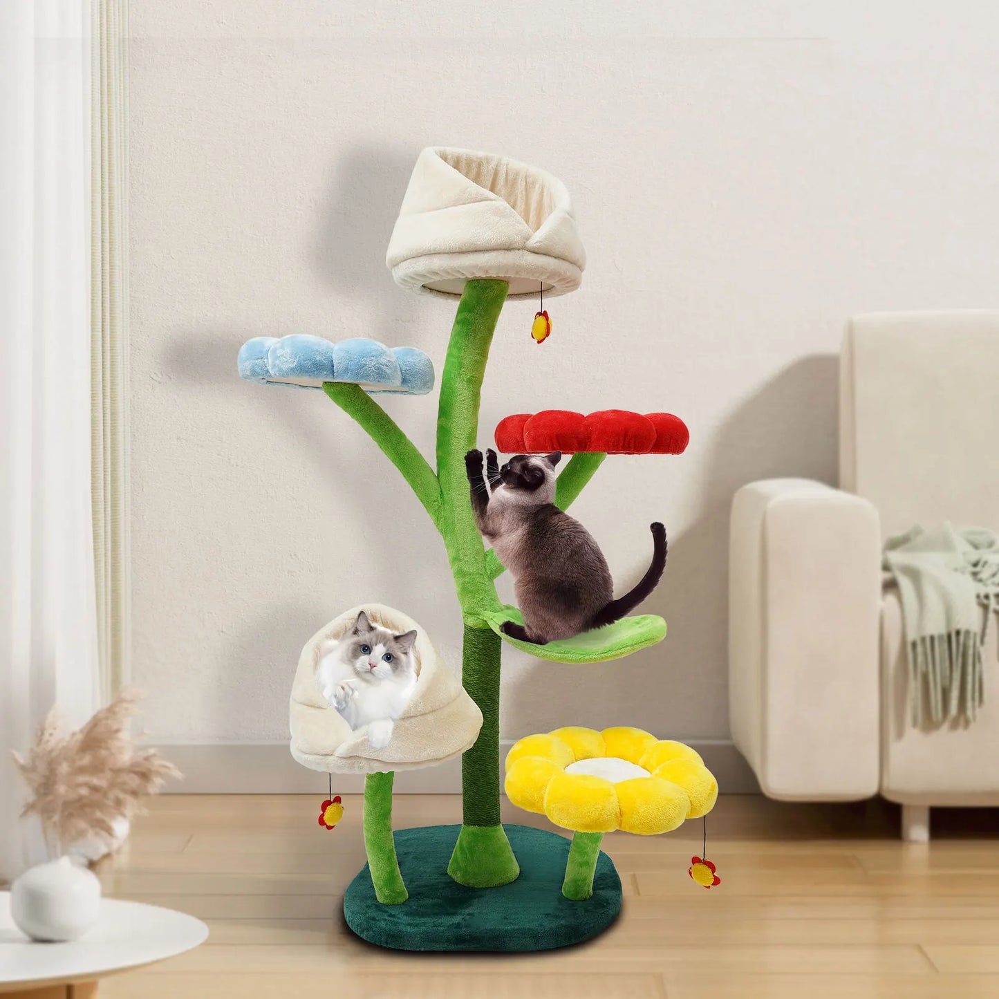 6-Level Flower Cat Tree