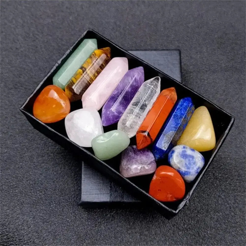 Chakra Healing Set: 14-Piece Crystal