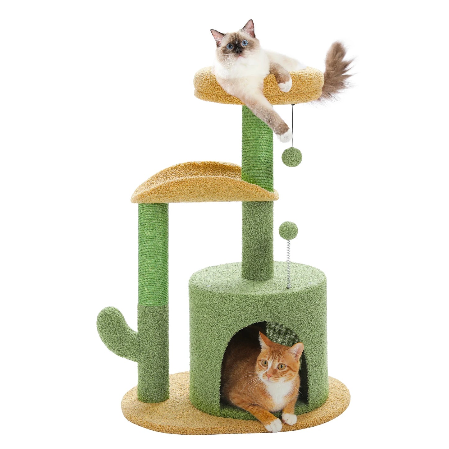 Flower Cat Tree with Scratching Post